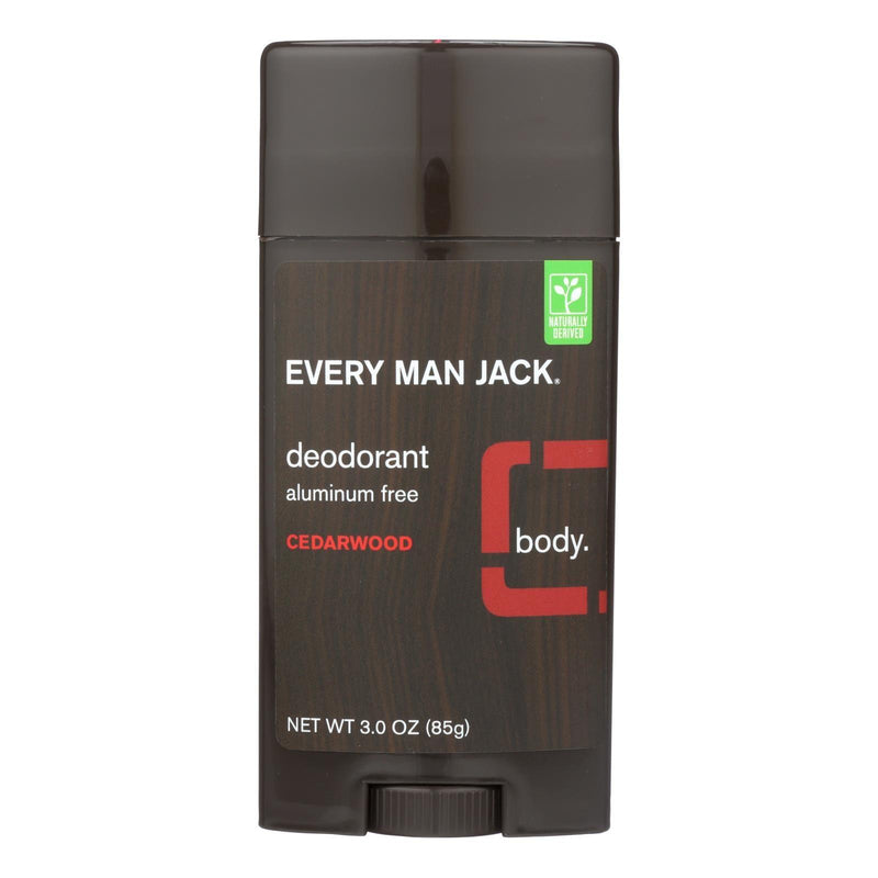 Every Man Jack Body Deodorant - Cedarwood - Aluminum Free - 3 Oz - Orca Market