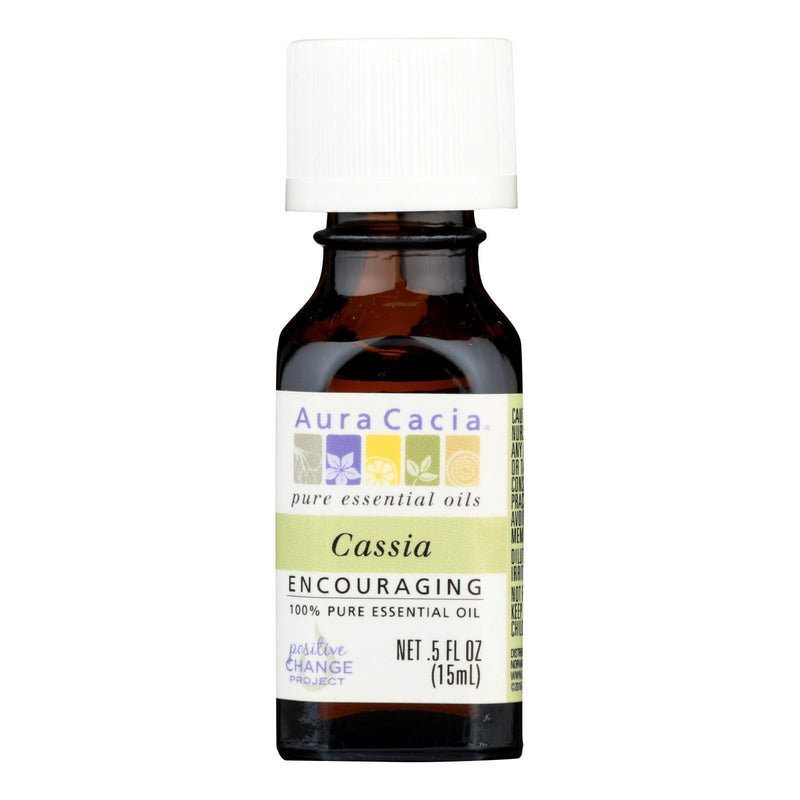 Aura Cacia - Pure Essential Oil Cassia Bark - 0.5 Fl Oz - Orca Market