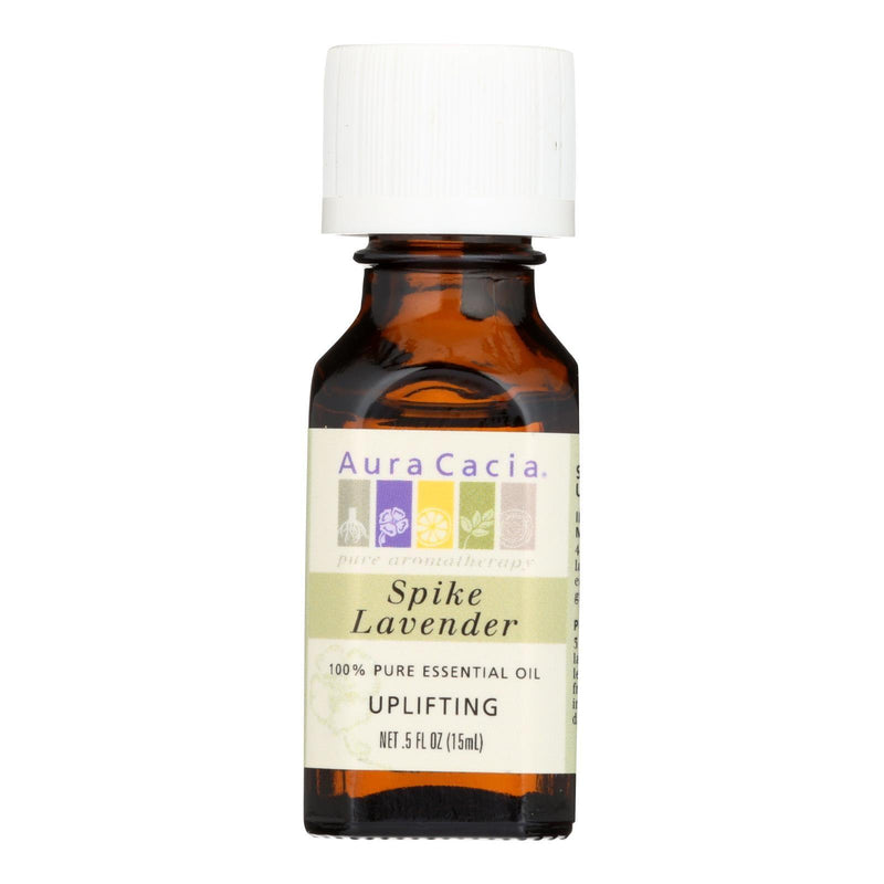 Aura Cacia - Pure Essential Oil Spike Lavender - 0.5 Fl Oz - Orca Market