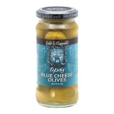 Sable And Rosenfeld Tipsy Olives - Blue Cheese - Case Of 6 - 5 Oz. - Orca Market