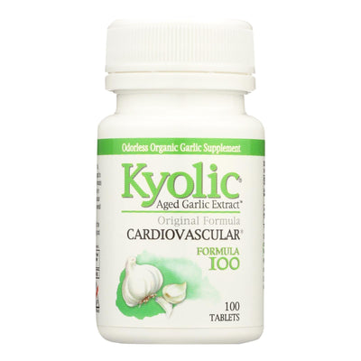 Kyolic - Aged Garlic Extract Cardiovascular Formula 100 - 100 Tablets - Orca Market