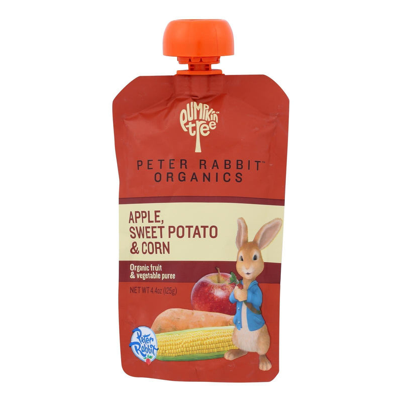 Peter Rabbit Organics Veggie Snacks - Sweet Potato Corn And Apple - Case Of 10 - 4.4 Oz. - Orca Market