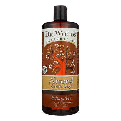 Dr. Woods Pure Castile Soap Almond - 32 Fl Oz - Orca Market