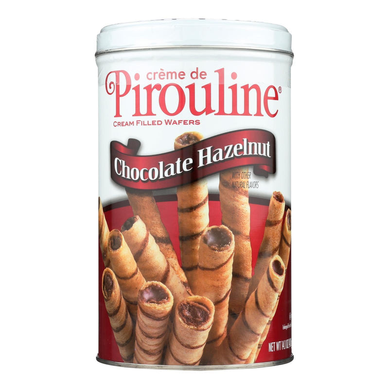 De Beukelaer - Creme De Pirouline Rolled Wafers - Chocolate Hazelnut - Case Of 6 - 14 Oz. - Orca Market