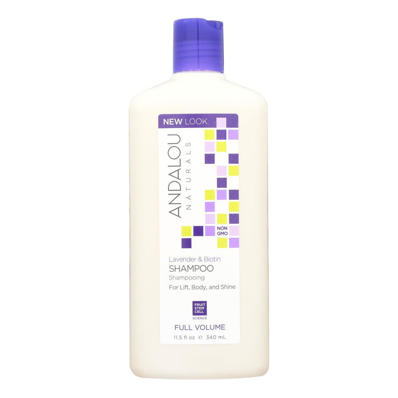 Andalou Naturals Full Volume Shampoo Lavender And Biotin - 11.5 Fl Oz - Orca Market