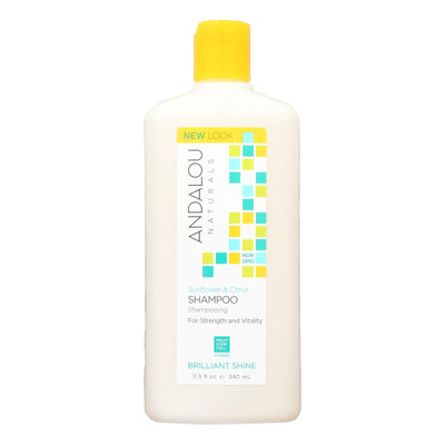 Andalou Naturals Brilliant Shine Shampoo Sunflower And Citrus - 11.5 Fl Oz - Orca Market