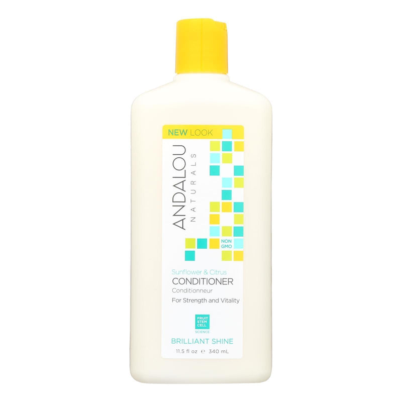 Andalou Naturals Brilliant Shine Conditioner Sunflower And Citrus - 11.5 Fl Oz - Orca Market