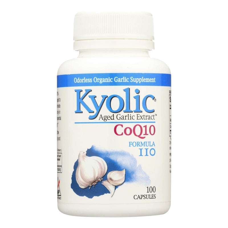 Kyolic - Aged Garlic Extract Coq10 Formula 110 - 100 Capsules - Orca Market