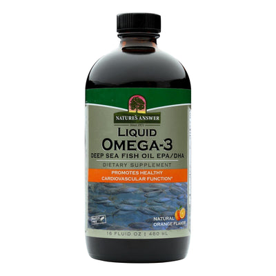 Nature's Answer - Liquid Omega-3 Fish Oil - 16 Fl Oz - Orca Market