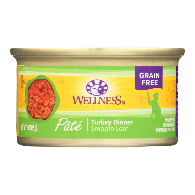 Wellness Pet Products Cat Food - Turkey Recipe - Case Of 24 - 3 Oz. - Orca Market