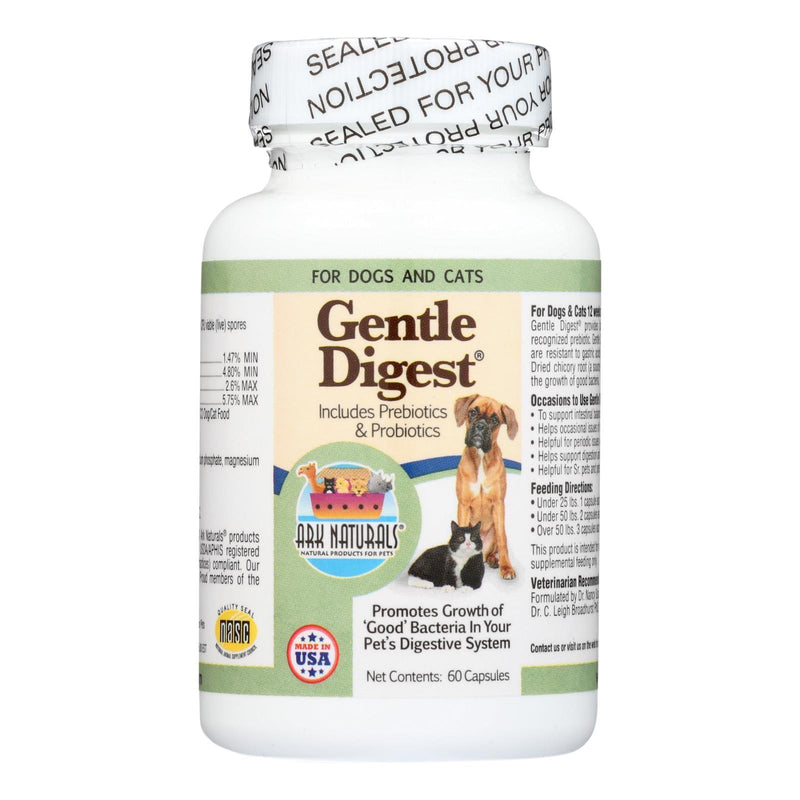 Ark Naturals Gentle Digest For Dogs And Cats - 60 Capsules - Orca Market