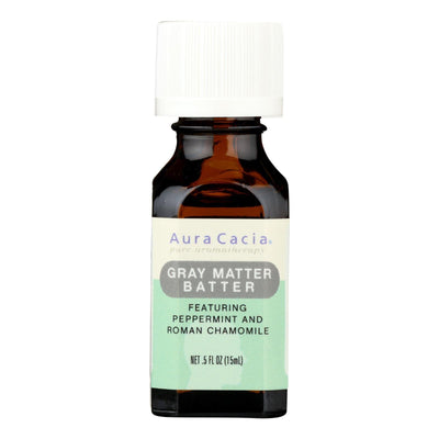 Aura Cacia - Essential Solutions Oil Gray Matter Batter - 0.5 Fl Oz - Orca Market