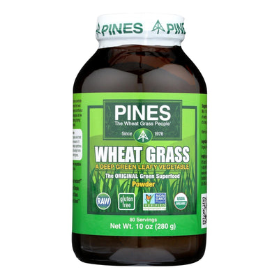 Pines International Wheat Grass Powder - 10 Oz - Orca Market