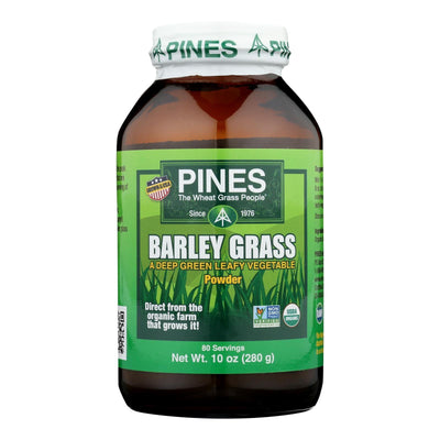 Pines International Barley Grass Powder - 10 Oz - Orca Market