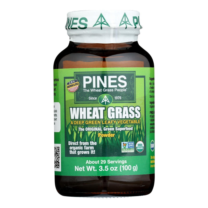 Pines International Wheat Grass Powder - 3.5 Oz - Orca Market