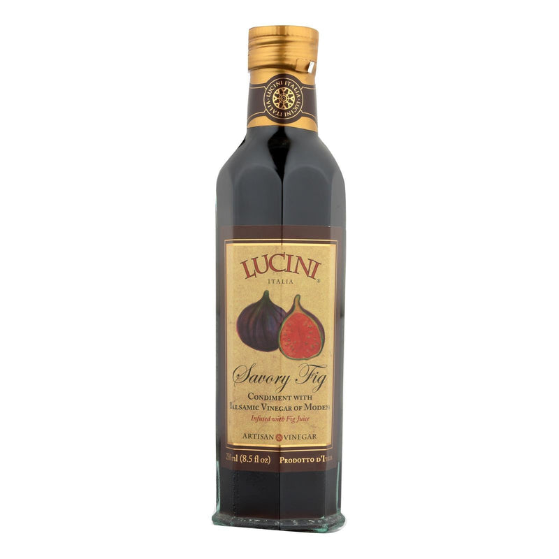 Lucini Italia Savory Fig Balsamic Artisan Vinegar - Case Of 6 - 8.5 Fl Oz. - Orca Market