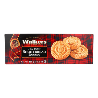 Walkers Shortbread - Pure Butter Round - Case Of 12 - 5.3 Oz. - Orca Market