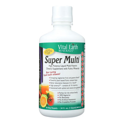 Vital Earth Minerals Super Multi Passion Fruit - 32 Fl Oz - Orca Market