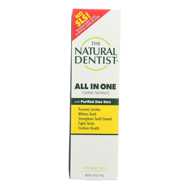 Natural Dentist Anti-cavity Toothpaste Original Peppermint Twist - 5 Oz - Orca Market