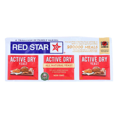 Red Star Nutritional Yeast - Active Dry - .75 Oz - Case Of 18 - Orca Market