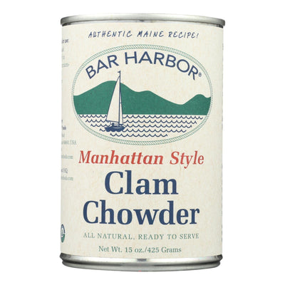 Bar Harbor - Manhattan Clam Chowder Soup - Case Of 6 - 15 Oz. - Orca Market