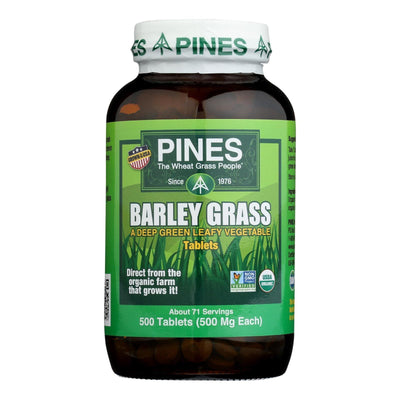 Pines International Barley Grass - 500 Mg - 500 Tablets - Orca Market