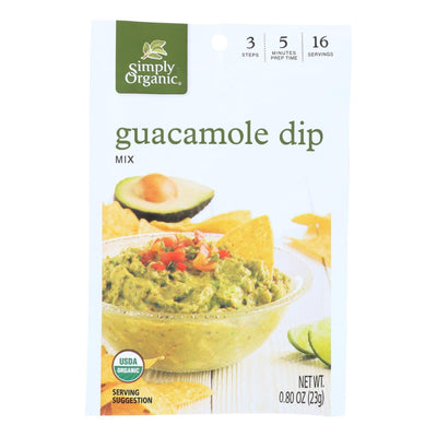 Simply Organic Guacamole Dip Mix - Case Of 12 - 0.8 Oz. - Orca Market