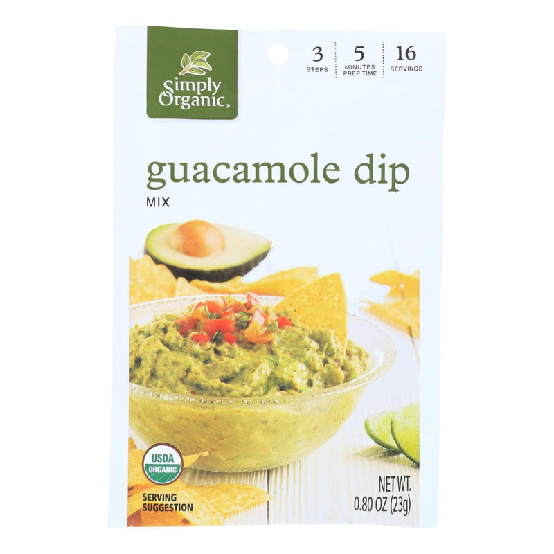 Simply Organic Guacamole Dip Mix - Case Of 12 - 0.8 Oz. - Orca Market