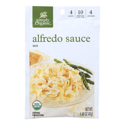 Simply Organic Alfredo Seasoning Mix - Case Of 12 - 1.48 Oz. - Orca Market