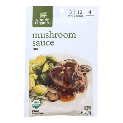 Simply Organic Seasoning Mix - Mushroom Sauce - Case Of 12 - 0.85 Oz. - Orca Market