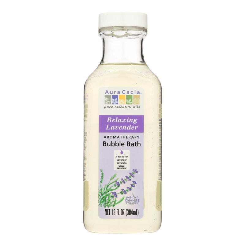 Aura Cacia - Aromatherapy Bubble Bath Relaxing Lavender - 13 Fl Oz - Orca Market