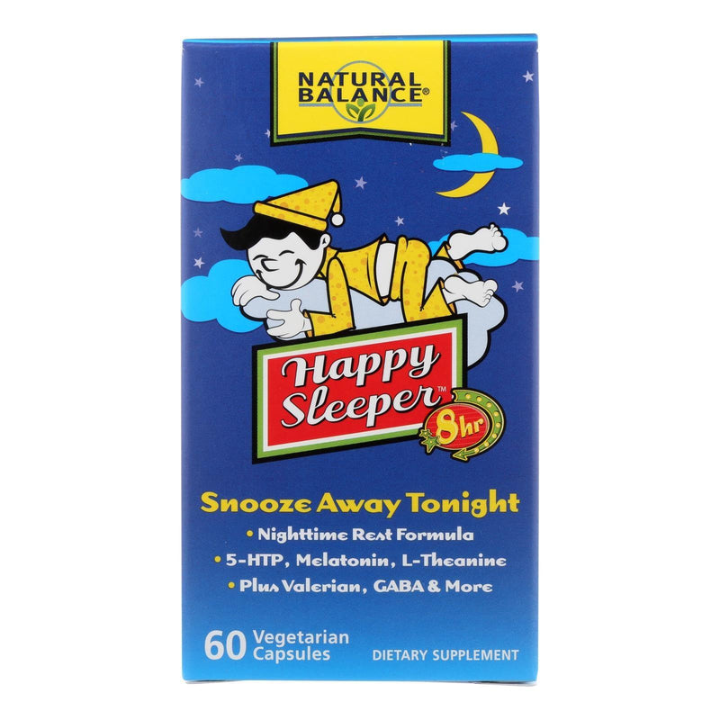 Natural Balance Happy Sleeper - 60 Vegetarian Capsules - Orca Market