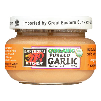 Emperor's Kitchen Organic Garlic - Pureed - Case Of 12 - 4.5 Oz. - Orca Market