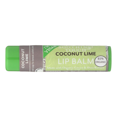 Soothing Touch Lip Balm - Organic Coconut Lime - Case Of 12 - .25 Oz - Orca Market