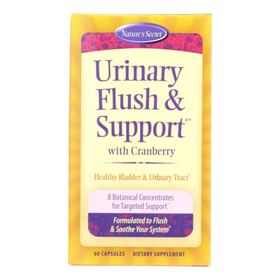 Nature's Secret Urinary Cleans And Flush With Cranberry Extract - 60 Capsules - Orca Market