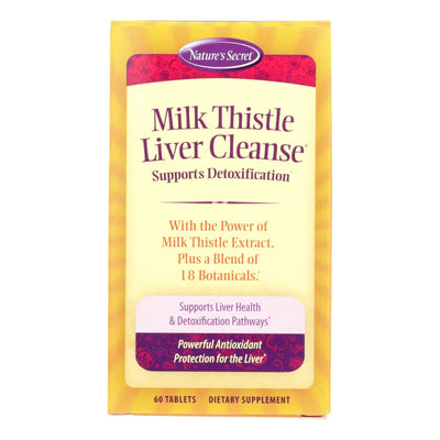 Nature's Secret Milk Thistle Liver Cleanse - 60 Tablets - Orca Market