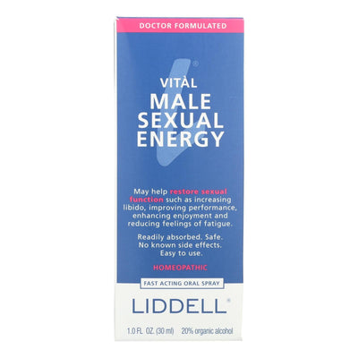 Liddell Homeopathic Energy Male - 1 Fl Oz - Orca Market