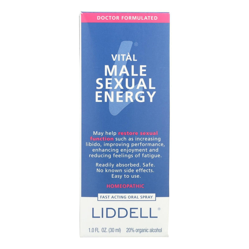 Liddell Homeopathic Energy Male - 1 Fl Oz - Orca Market