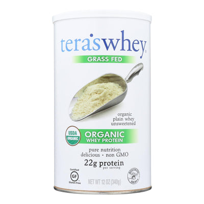 Teras Whey Protein Powder - Whey - Organic - Plain Unsweetened - 12 Oz - Orca Market