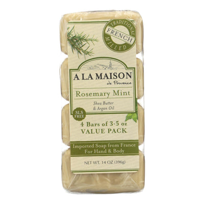 A La Maison - Bar Soap - Rosemary Mint - Value 4 Pack - Orca Market