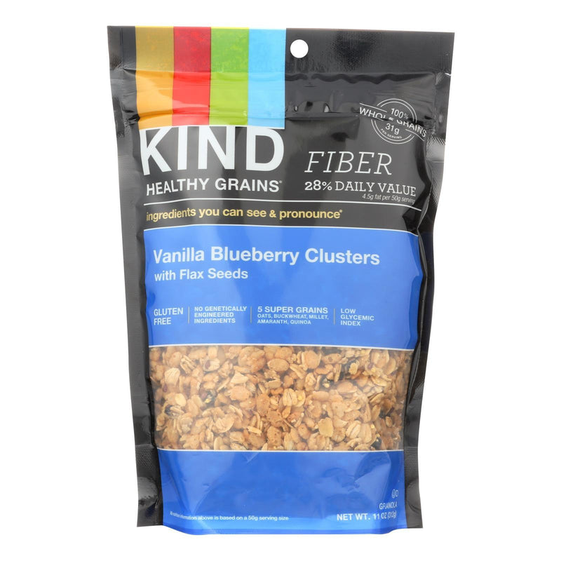 Kind Healthy Grains Vanilla Blueberry Clusters With Flax Seeds - 11 Oz - Case Of 6 - Orca Market