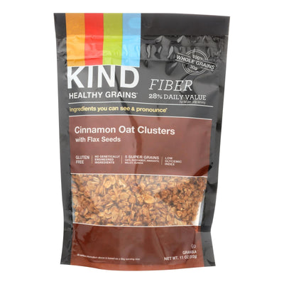 Kind Healthy Grains Cinnamon Oat Clusters With Flax Seeds - 11 Oz - Case Of 6 - Orca Market