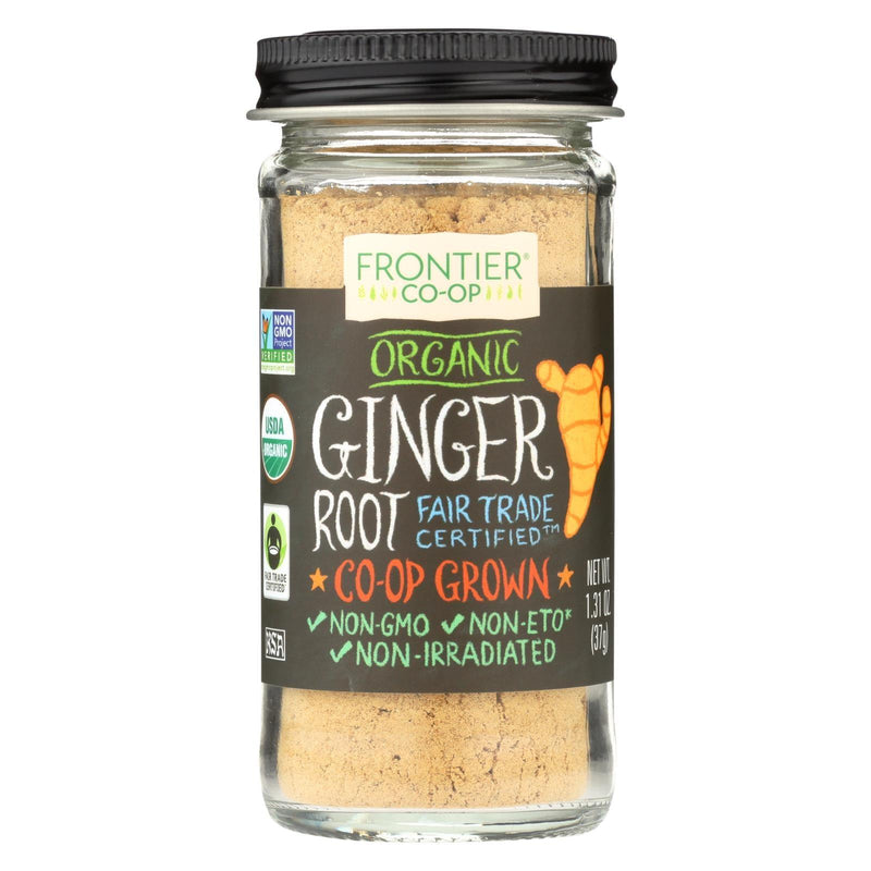 Frontier Herb Ginger Root Powder - Organic - Fair Trade Certified - Ground - 1.31 Oz - Orca Market