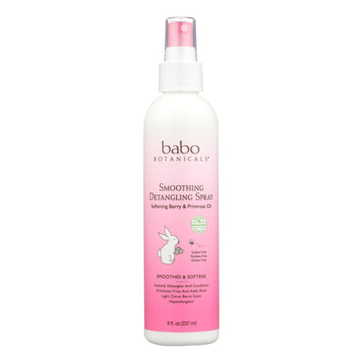 Babo Botanicals - Instantly Smooth Detangler Berry Primrose - 8 Fl Oz - Orca Market