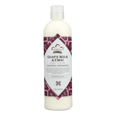 Nubian Heritage Lotion - Goats Milk And Chai - 13 Fl Oz - Orca Market