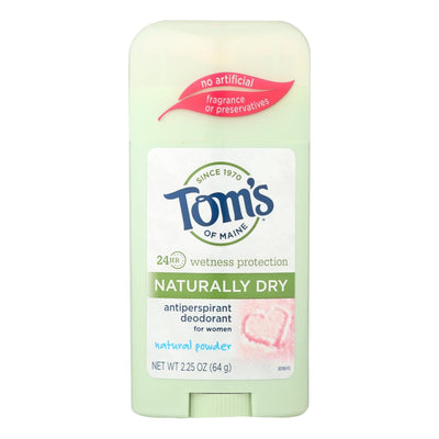 Tom's Of Maine Women's Antiperspirant Deodorant Natural Powder - 2.25 Oz - Case Of 6 - Orca Market