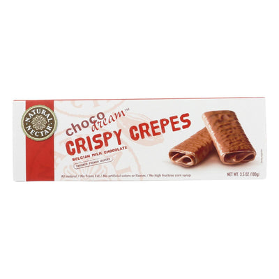 Natural Nectar Crepes Belgium Milk - Crispy - Case Of 8 - 3.5 Oz. - Orca Market