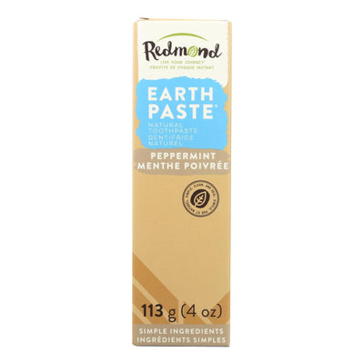 Redmond Trading Company Earthpaste Natural Toothpaste Peppermint - 4 Oz - Orca Market