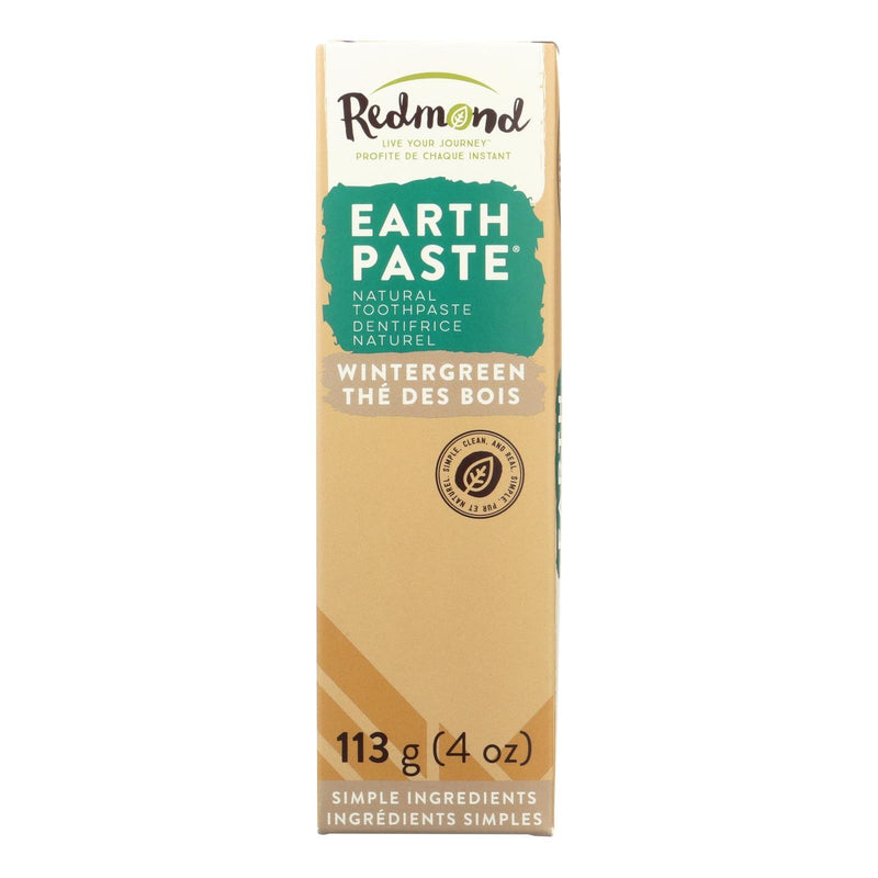 Redmond Trading Company Earthpaste Natural Toothpaste Wintergreen - 4 Oz - Orca Market