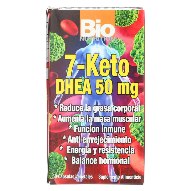 Bio Nutrition - 7 Keto Dhea 50 Mg - 50 Vegetarian Capsules - Orca Market